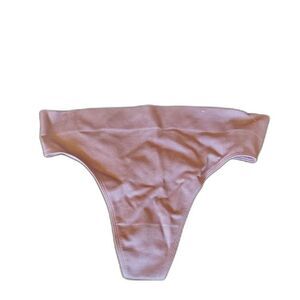 Jenni Womens Seamless Ribbed Thong Antique Rose XXL